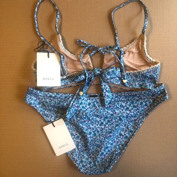 Spell x Free People Love Jetty Scoop Top & Bikini 2-piece - BNWT - Picture 4 of 5